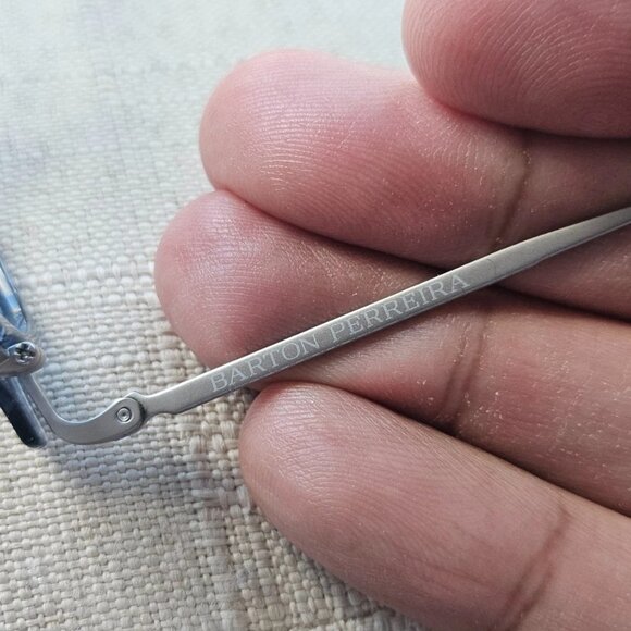 Barton Perreira Glasses Frame COURTIER MDT/BRS/NOI Eyeglasses 52[]19 148 - Picture 9 of 11